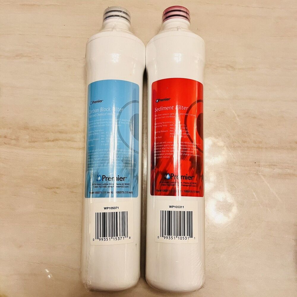 2 Watts Premier Pure Reverse Osmosis System Replacement Filter WP105311 WP105371